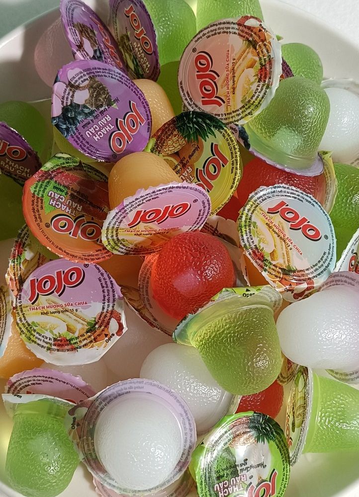 1 thùng thạch rau câu trái cây JOJO