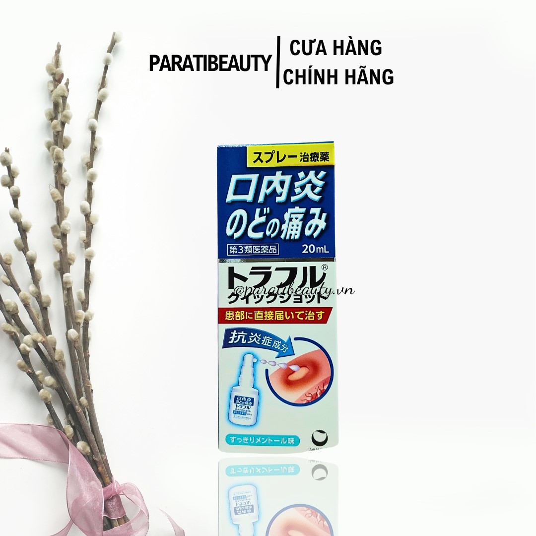Chai xịt nhiệt miệng TRAFUL chính hãng Nhật Bản