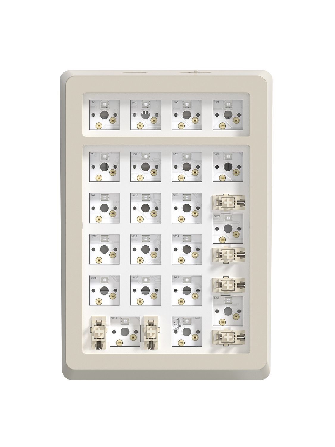 Zuoya Numpad 21key Bàn Phím Cơ khí Kit 3 mô-đun RGB bên ngoài bàn phím cho máy tính xách tay kế Toán Tài Chính Tiền mặt đăng ký **