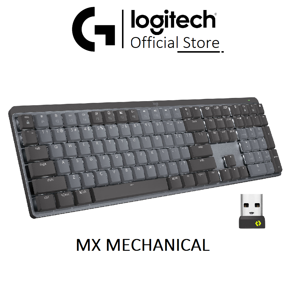 Bàn phím cơ không dây Logitech MX Mechanical Mini I MX Mechanical Tactile Wireless / Bluetooth - Bảo hành 12 tháng