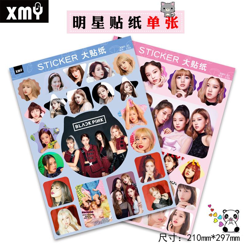 Set 100 Sticker hình dán  Black Pink nhóm nhạc Kpop Hàn Quốc  Sticker  Factory