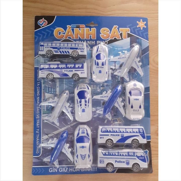 [HCM]Combo 12 Chiếc Xe và Máy Bay Đồ Chơi - Đồ Chơi Trẻ Em giá rẻ - Thái Dương Shop