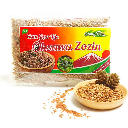 (Date: 08 tháng) [ GIẢM CÂN NHẸ NHÀNG, DỄ DÀNG ] 01 gói x 200gr Cơm sấy gạo lứt rong biển Ohsawa Zozin giòn ngonBÁCH HÓA UY TÍN