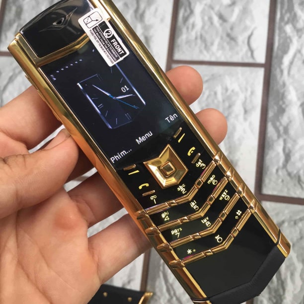 Điện Thoại Vertu Signature S 1 Sim Cao Cấp - Khay Sim Trên Đầu - Tặng kèm bao da + 2 pin [Full box]