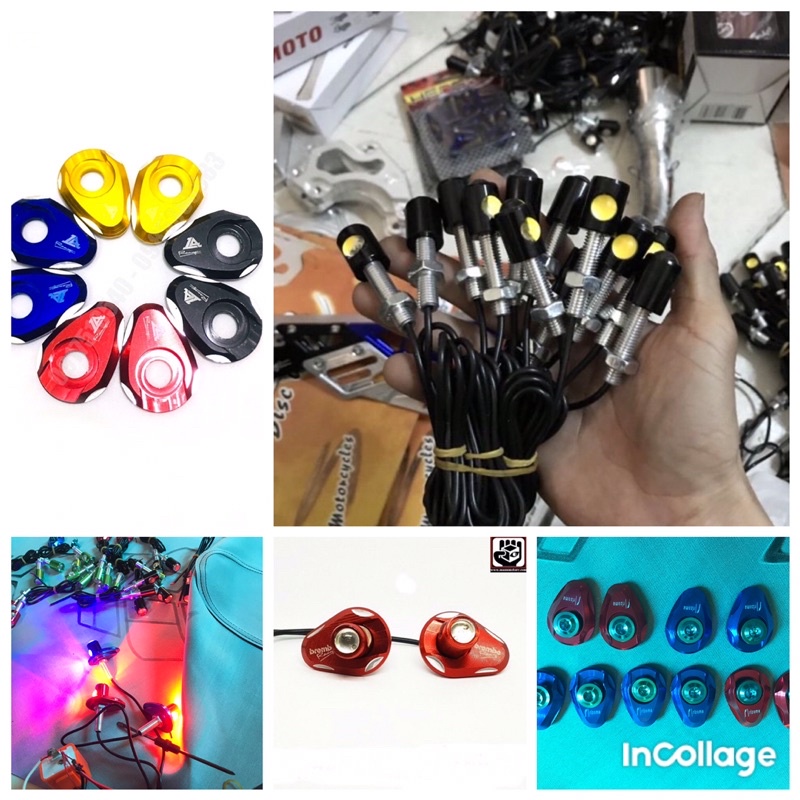 Si nhan led multi kèm long đền cnc gắn các loại xe hàng chất lượng cao