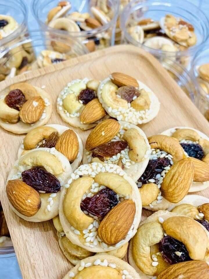 400g bánh đồng tiền mix hạt dinh dưỡng siêu ngon (hạnh nhân hạt điều...) cam kết sản phẩm siêu chất lượng hàng hoàn toàn được nhập khẩu freeship toàn quốc