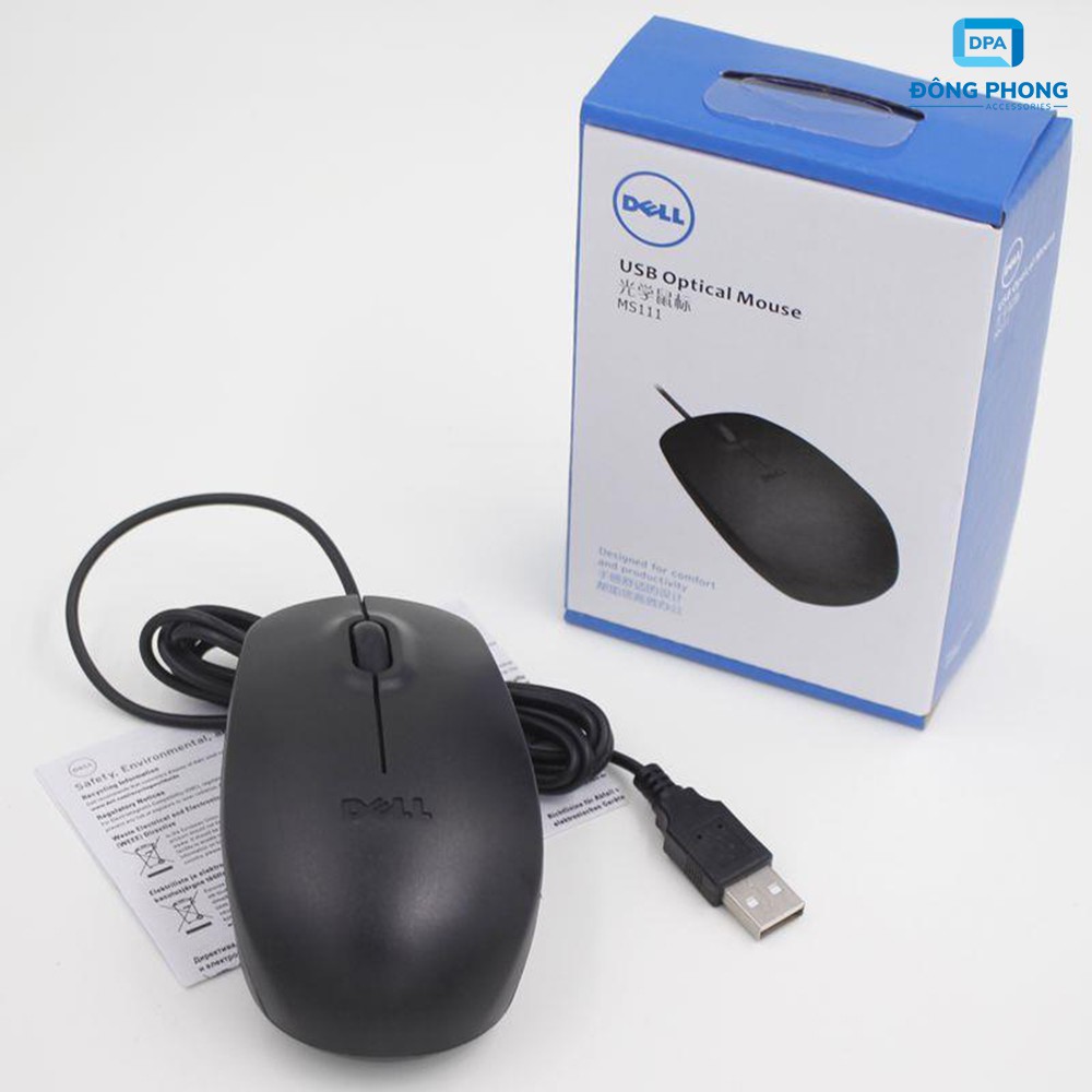 Chuột Dây Dell MS111 Chuột máy tính Chuột máy tính có dây Chuột có dây Dell