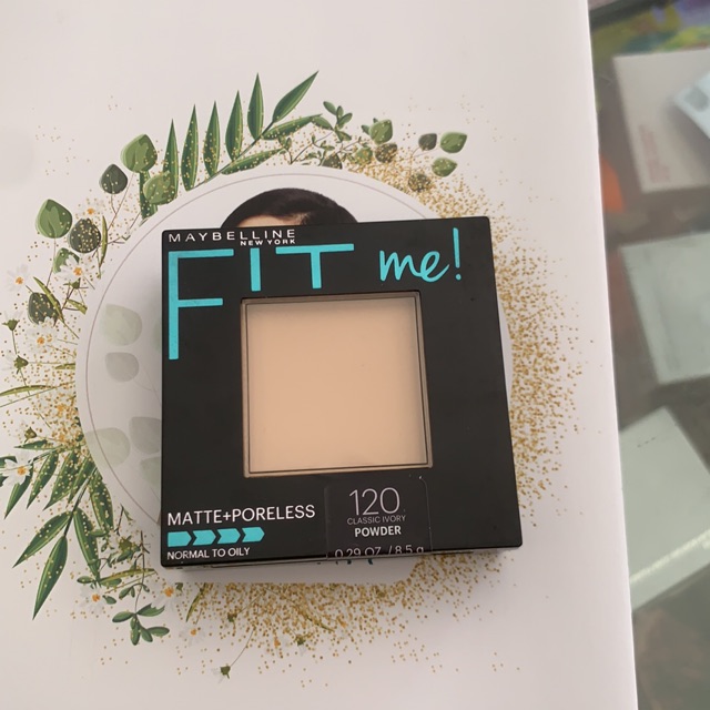 Phấn phủ mịn nhẹ kiềm dầu fit me matte poreless powder maybelline new york 8.5g