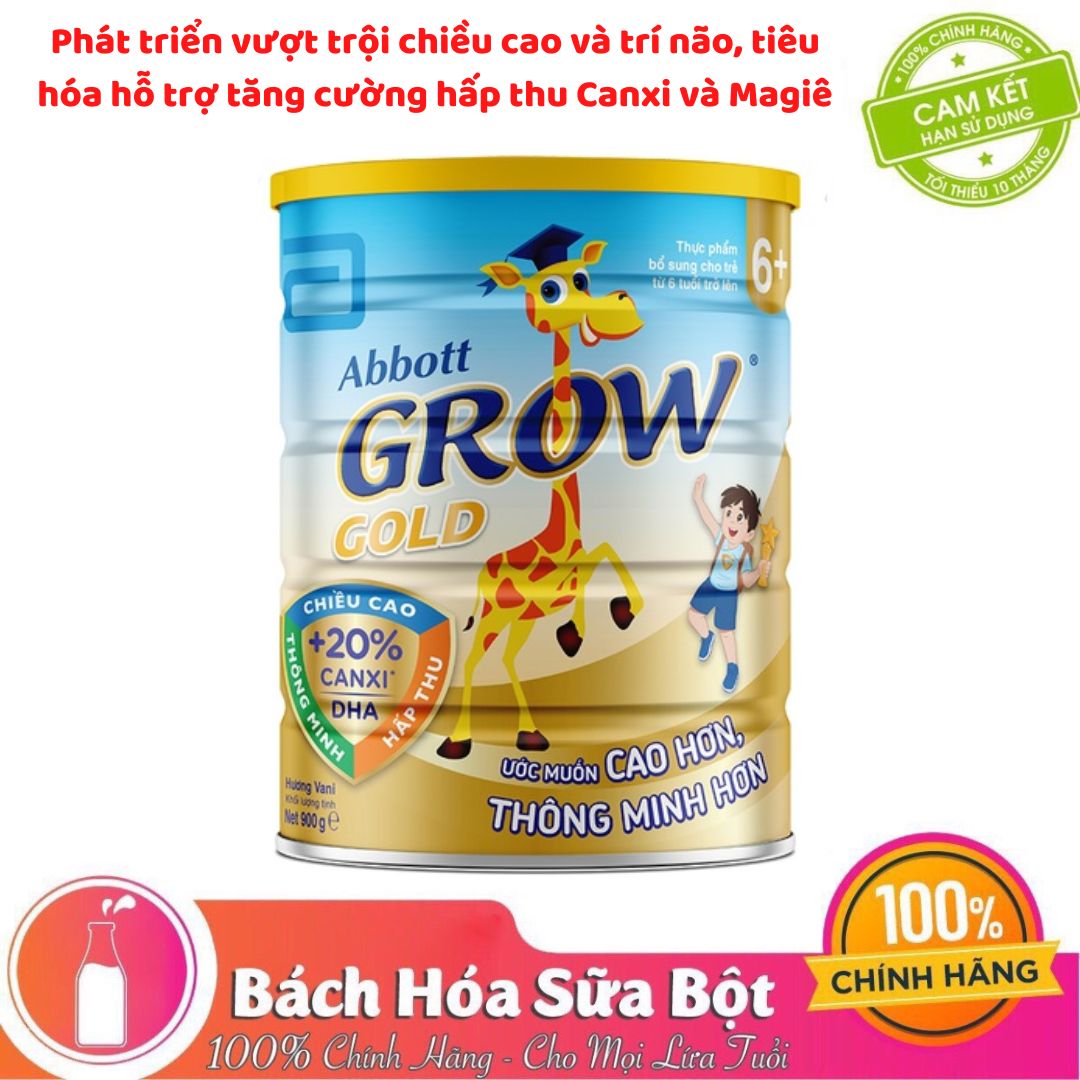 Sữa bột abbott grow gold 6+ - 900g