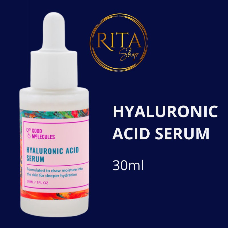 [Bill Mỹ] Serum dưỡng da dưỡng ẩm Good Molecules Hyaluronic Acid 30ml