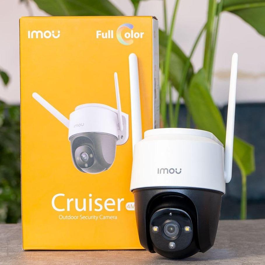 Camera không dây wifi ngoài trời imou S42FP chống nước độ nét 2K 4MP xoay 360 có đàm thoại 2 chiều