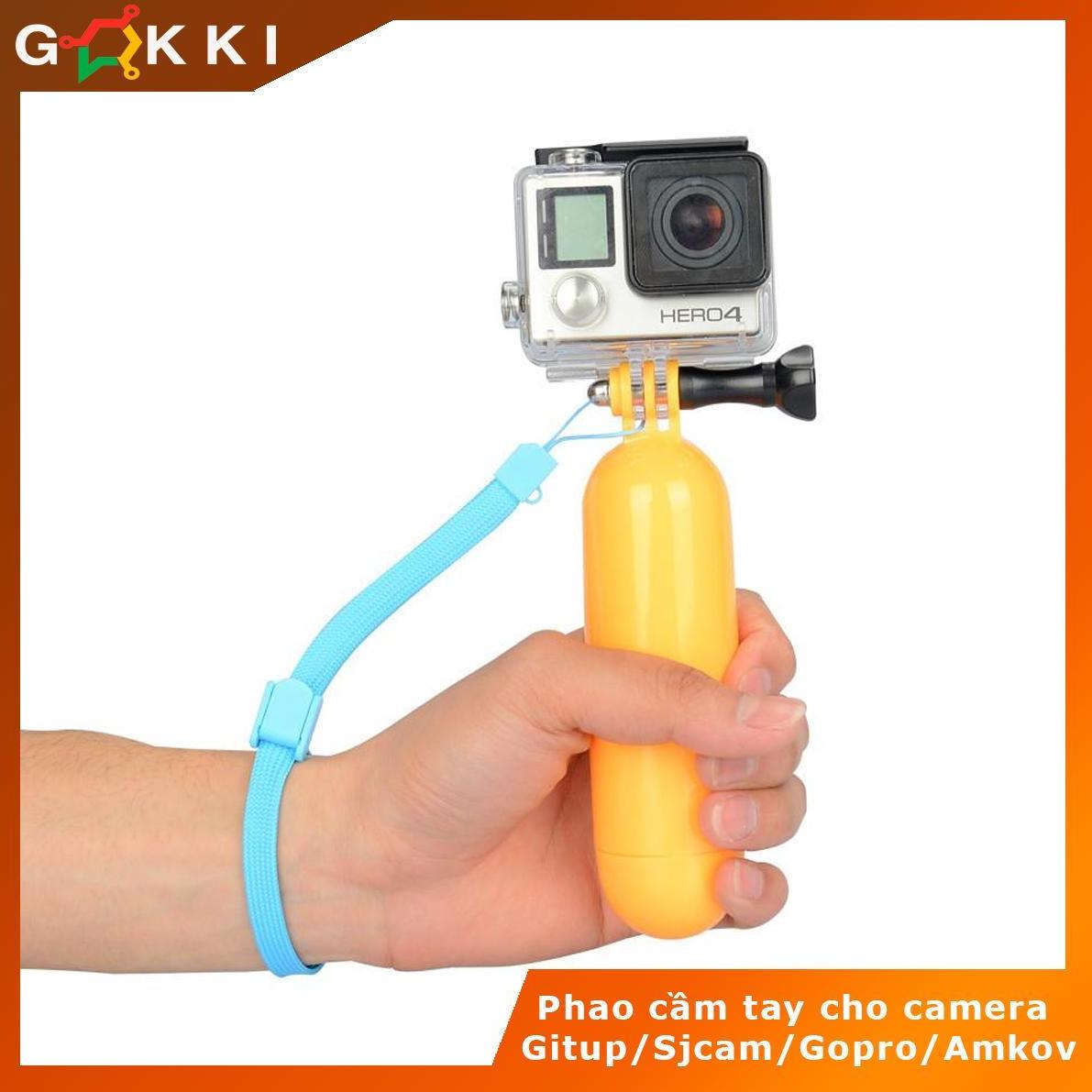 Phao cầm tay cho camera Gitup/ Sjcam/ Gopro/ Amkov - Trơn