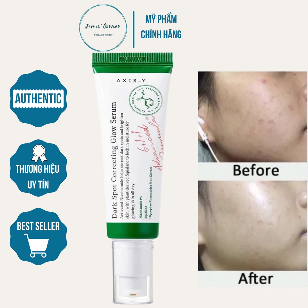 Tinh chất giảm thâm mụn làm sáng đều màu da, mờ đốm nâu xuất sắc AXIS Y Dark Spot Correcting Glow Serum 50ml