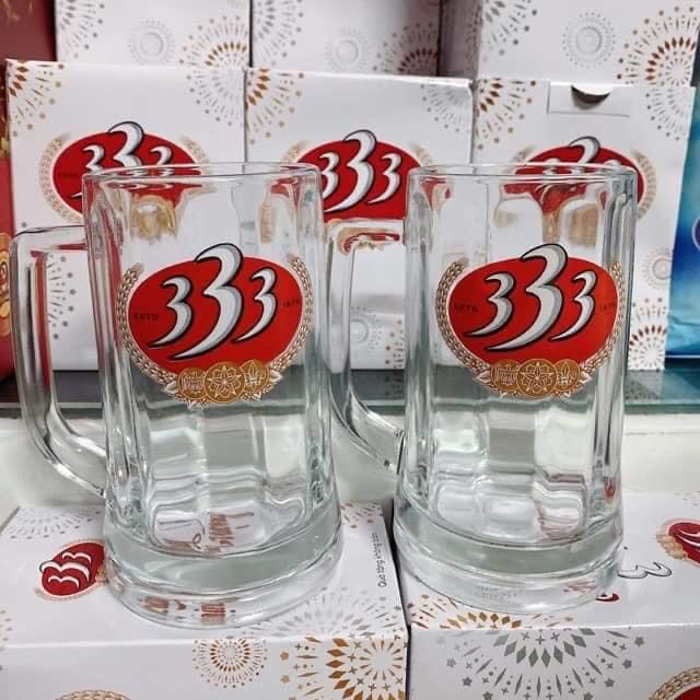 [HCM]Combo 5 Ly thủy tinh siêu đẹp - hàng khuyến mãi bia 333