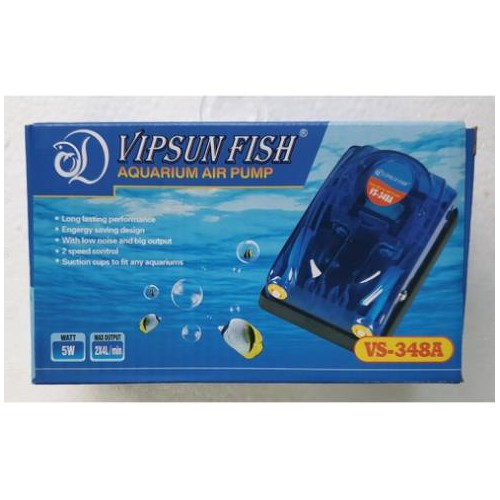 Combo máy sủi oxi 2 vòi vs-348a 2m dây 2 sủi