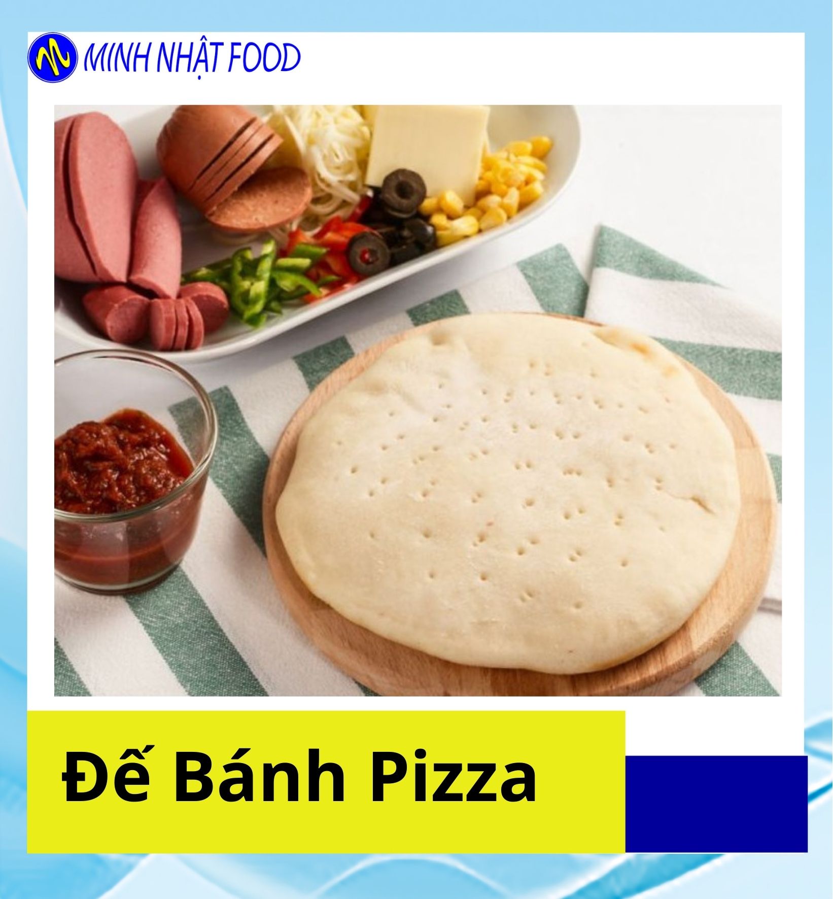 Đế bánh pizza đã nướng qua Size 16cm_ Làm Bánh Pizza_Cửa Hàng Thực Phẩm Minh Nhật