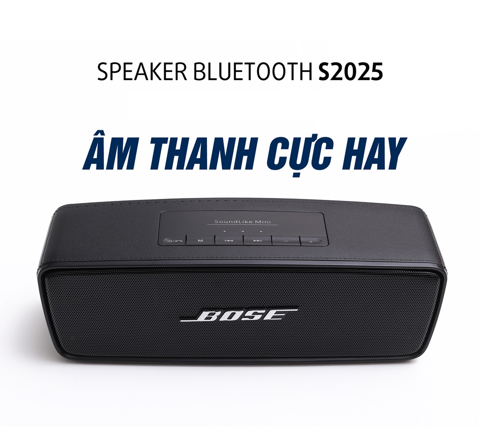 [ BAO LOA HAY ] Loa Bluetooth Bãi Nhật, Loa Siêu Trầm Bluetooth Bos S2025 Cao Cấp Cho Chất  Âm Thanh Chung Thực Sống Động, Mạnh Mẽ, Bảo Hành 12 Tháng