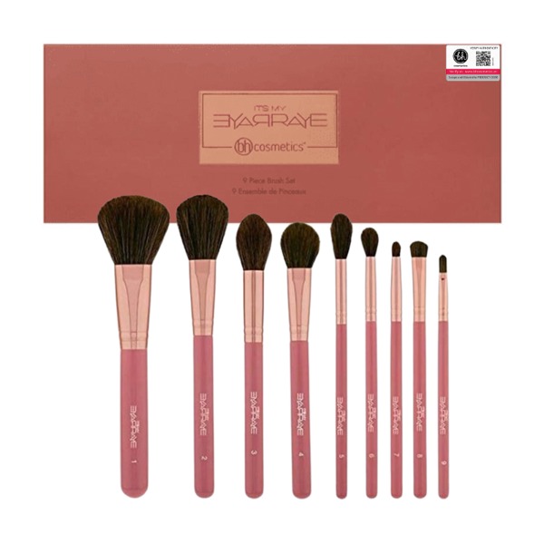 Bộ cọ trang điểm Bh Cosmetics 9 pcs Itsmyrayeraye Brush Set