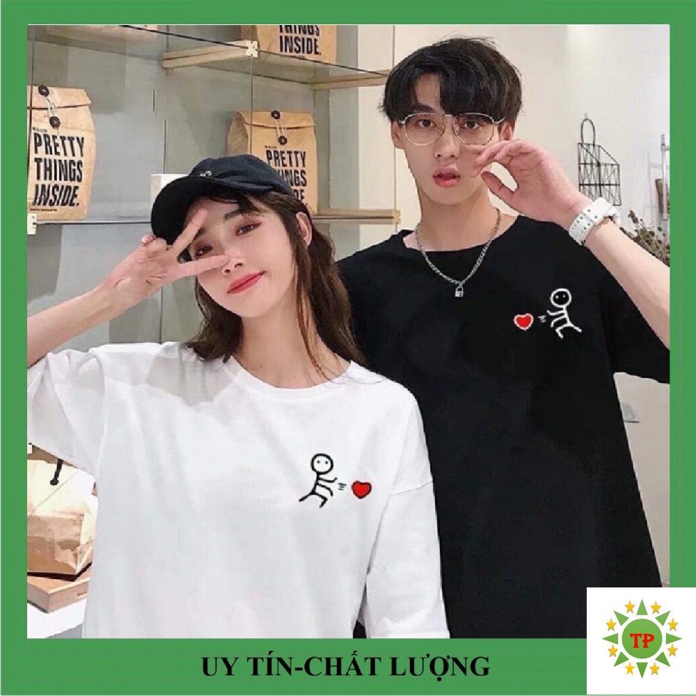 [ MUA 1 ĐƯỢC 4 + QUÀ 19K ]  Áo đôi nam nữ tình yêu  phông rộng tay lỡ đẹp cao cấp  TARAPO -TT15 - { HÀNG ĐẸP} TẶNG KÈM hai túi thơm treo tủ quần áo thảo mộc thiên nhiên chống ẩm mốc , tạo mùi hương dài lâu.