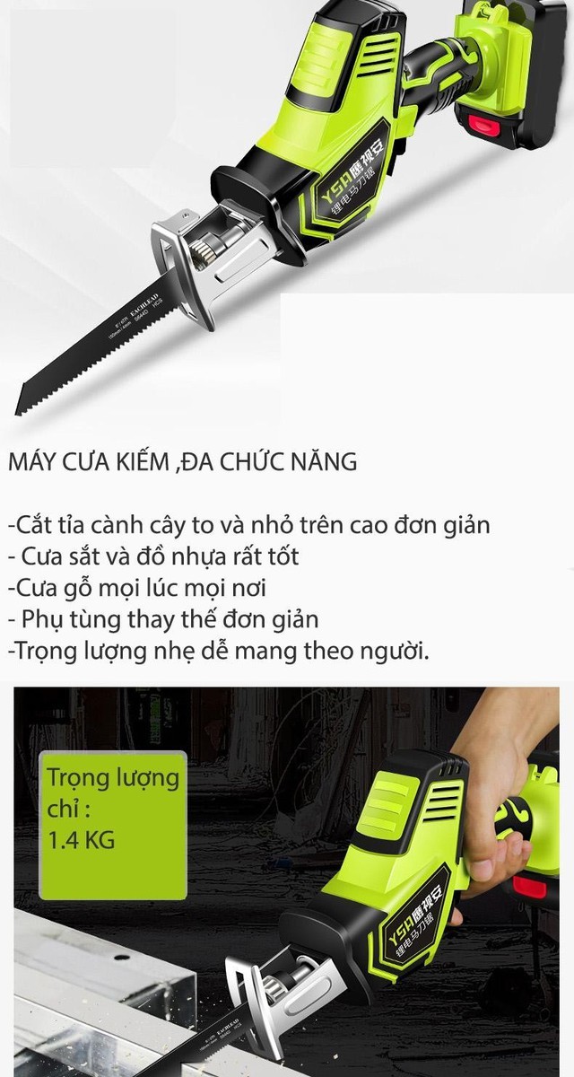 Máy cưa kiếm - đa năng