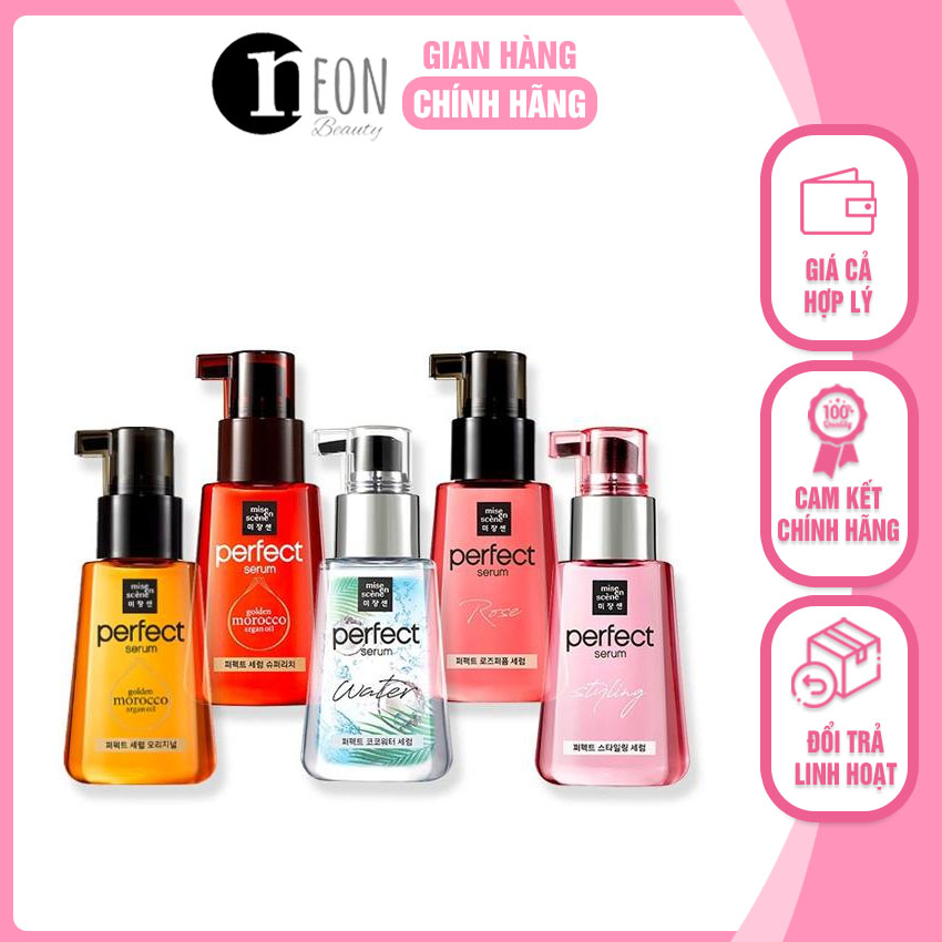 [FREESHIP] Serum dưỡng tóc Mise En Scene Perfect Hàn Quốc NB55 bảo vệ lưu giữ mái tóc càng thêm óng mượt với hiệu ứng 3D đẹp từ mọi góc nhìn - NEON BEAUTY
