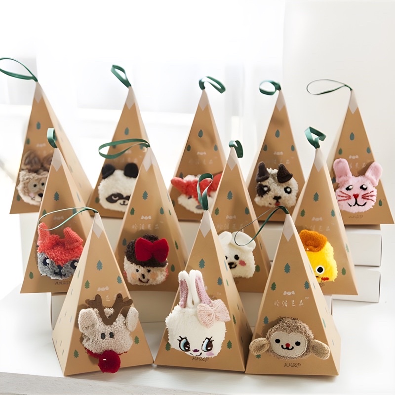 Set hộp tất vớ giáng sinh nỉ bông dễ thương nhiều mẫu