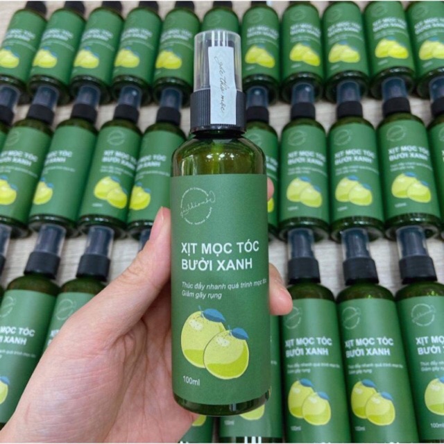 Xịt tinh dầu bưởi xanh kích thích mọc tóc, ngăn rụng tóc 100ml
