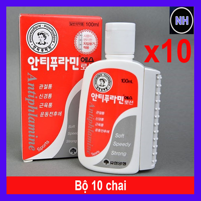 Combo 10 Dầu Nóng Hàn Quốc Antiphlamine 100ml
