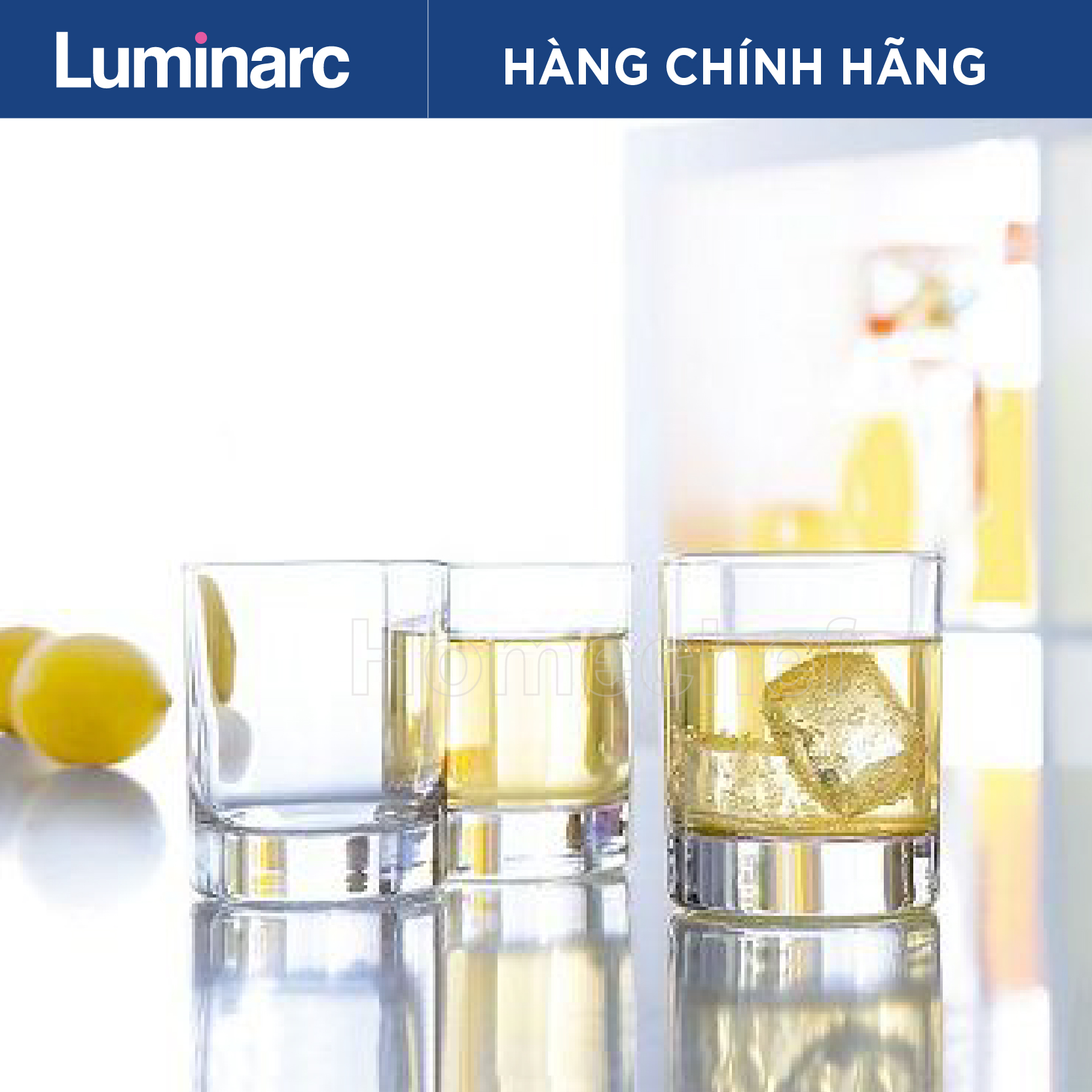 Bộ cốc thủy tinh Luminarc Islande 200ml / 300ml 19122 / D6317 chất liệu thủy tinh cao cấp, an toàn 100% cho sức khỏe gia đình, sử dụng an toàn trong máy rửa bát - hàng chính hãng.