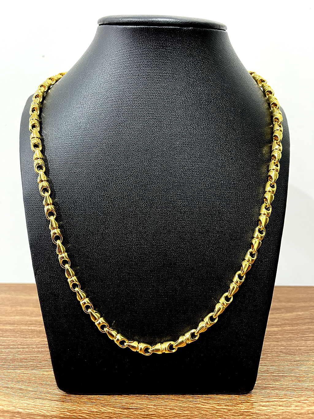 Dây Chuyền Nam Đốt Ngắn Mạ Vàng 18K