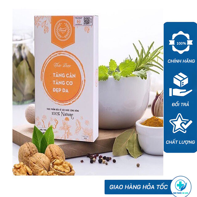 Thảo Dược Tăng Cân VINCENT (liệu trình 15 ngày và 30 ngày)