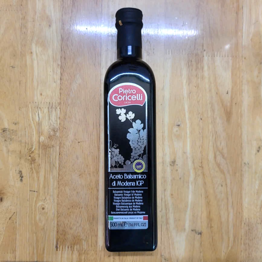 PIETRO CORICELLI [Chai lớn 500ml] GIẤM NHO THƠM [ITALIA] Balsamic Vinegar of Modena IGP