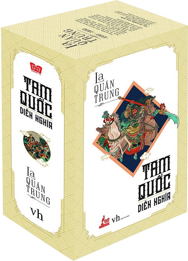 Hộp sách tam quốc diễn nghĩa - tái bản 2018