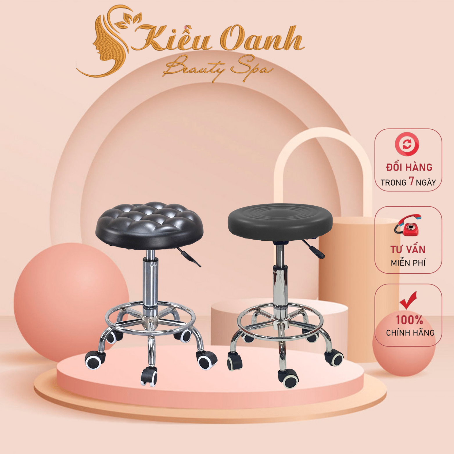 Ghế spa da múi chân xoay loại đẹp