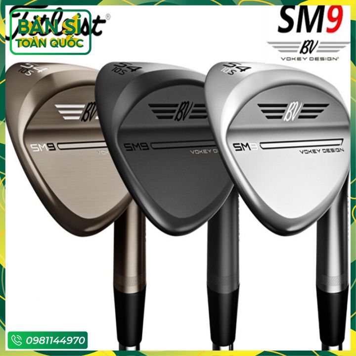Gậy golf kỹ thuật. Gậy kĩ thuật titleist Vokey SM9 - Gậy Golf Vokey SM9, gậy đánh cát, gậy kỹ thuật golf titleis