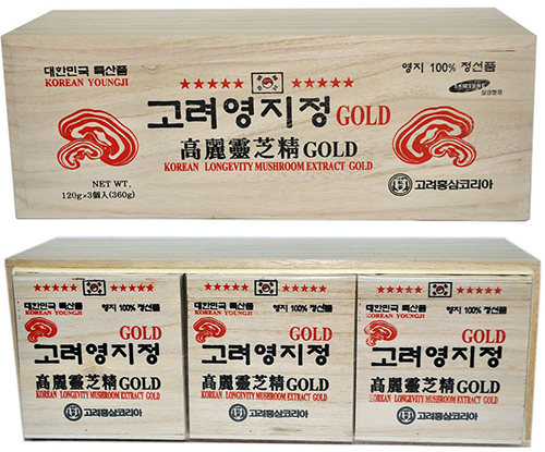 Cao linh chi YoungJi Korean Longevity Mushroom Extract Gold Hàn Quốc hộp 3