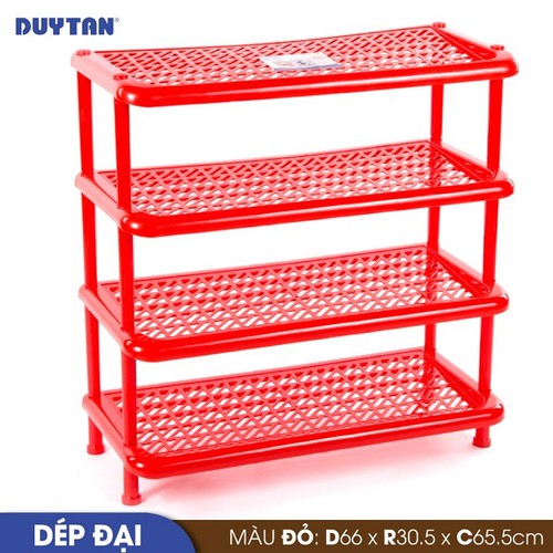 Kệ dép đại nhựa DUY TÂN 4 tầng (66 x 30.5 x 65.5 cm) - 41743 - Giao màu ngẫu nhiên