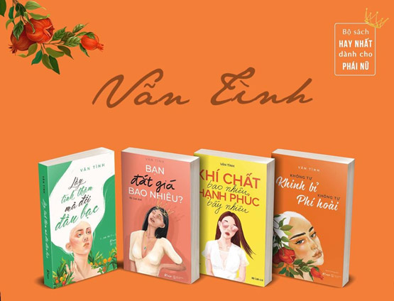 Combo 4 sách hay dành cho phái nữ của Vãn Tình : Bạn đắt giá bao nhiêu + khí chất bao nhiêu hạnh phúc bấy nhiêu + không tự khinh bỉ không tự phí hoài + Lấy tình thâm mà đổi đầu bạc