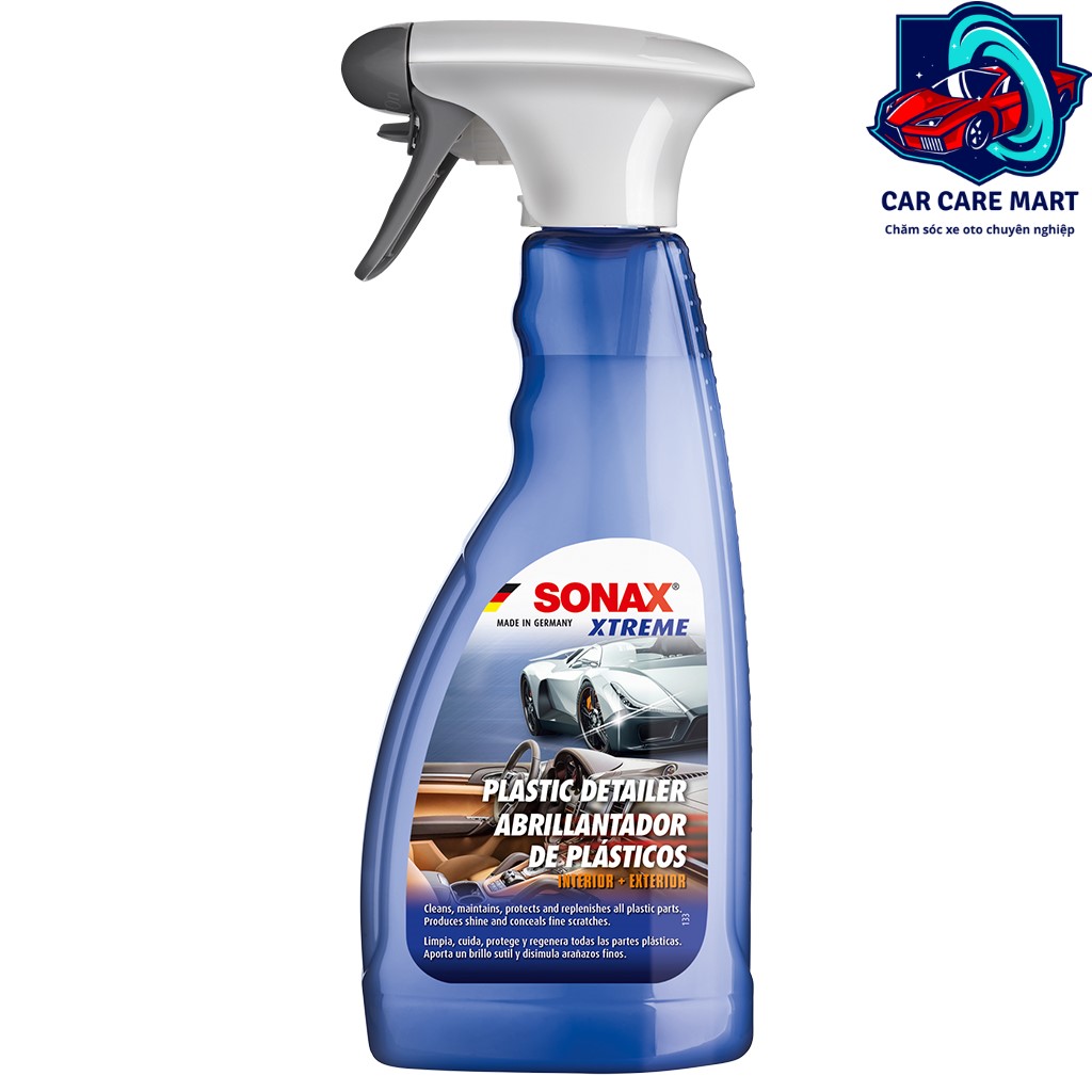 Xịt làm mới nhựa trong xe/ ngoài xe - Sonax Xtreme Plastic Detailer
