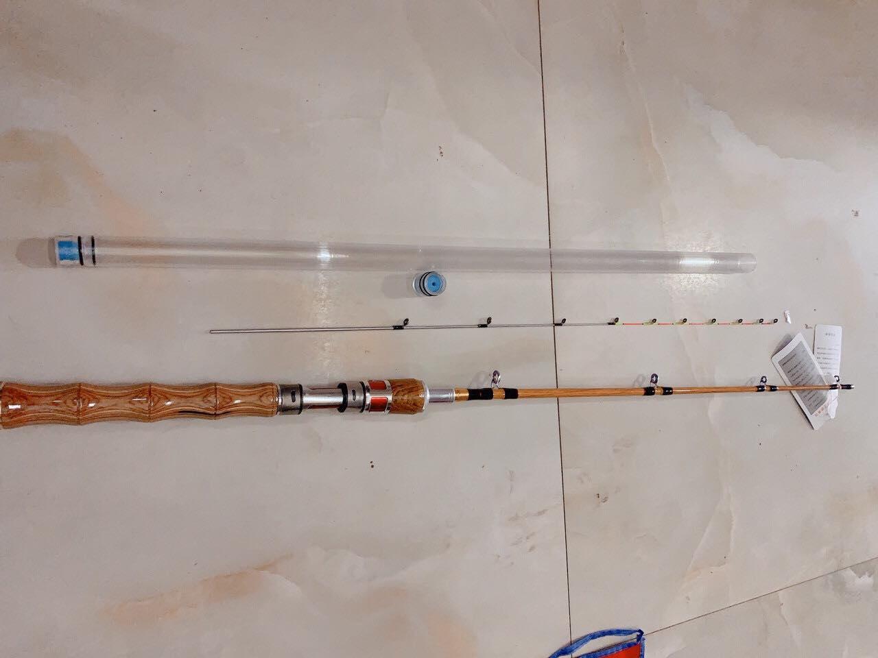 Cần Câu Tôm 1m5 Cán Gỗ Siêu Đẹp mới về - Cần Câu Shimano Giá rẻ toàn Quốc kinh chào