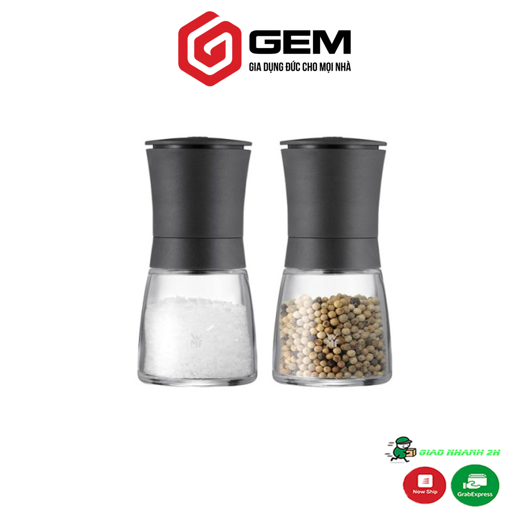 Set xay tiêu muối WMF nhập khẩu Đức, chất liệu không gỉ, 3 chức năng