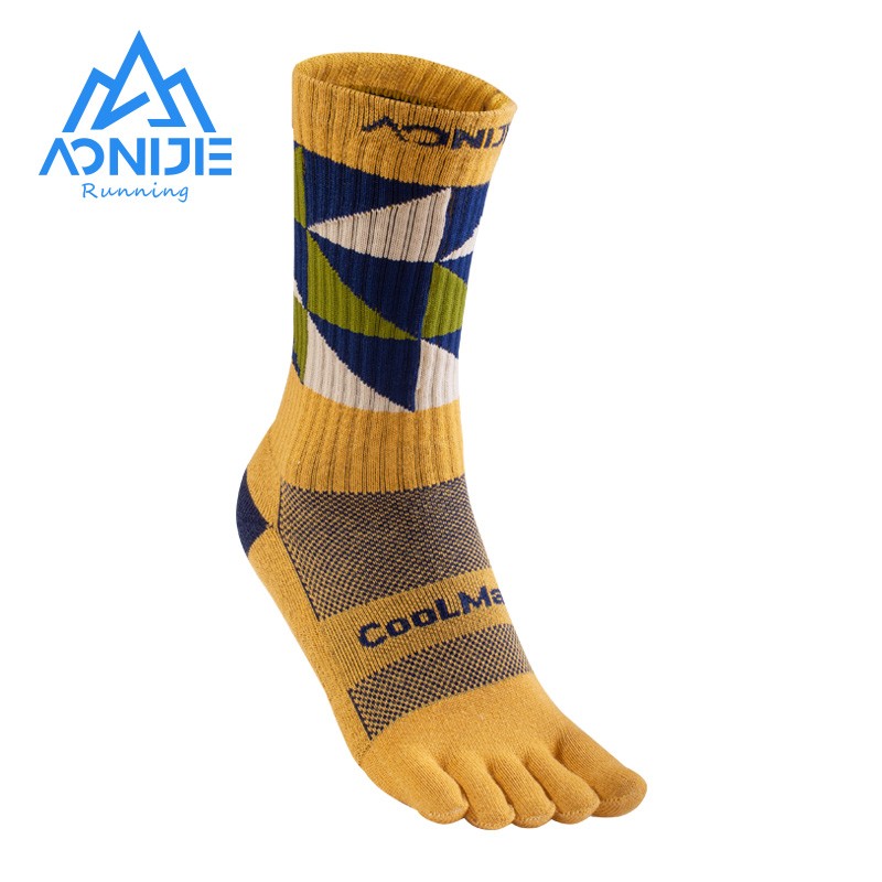 Vớ xỏ ngón cổ cao chạy bộ chạy trail aonijie e4832 thấm hút tốt