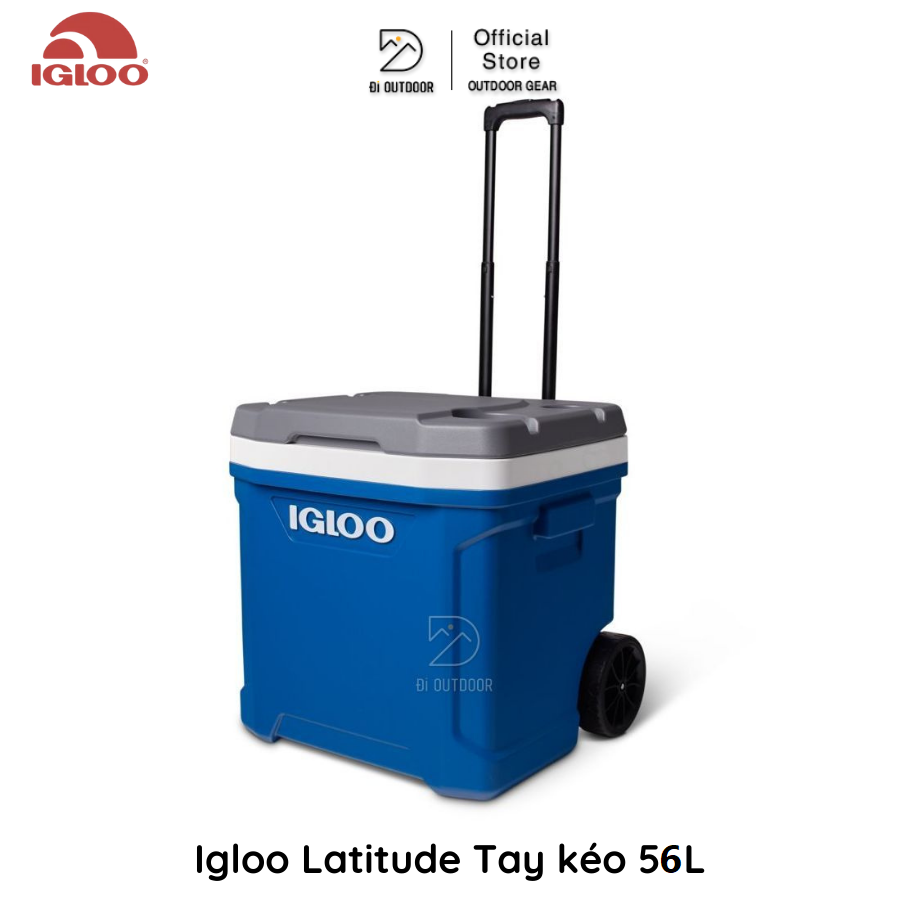 Thùng đá dã ngoại có bánh xe kéo igloo 26l- 56l roller