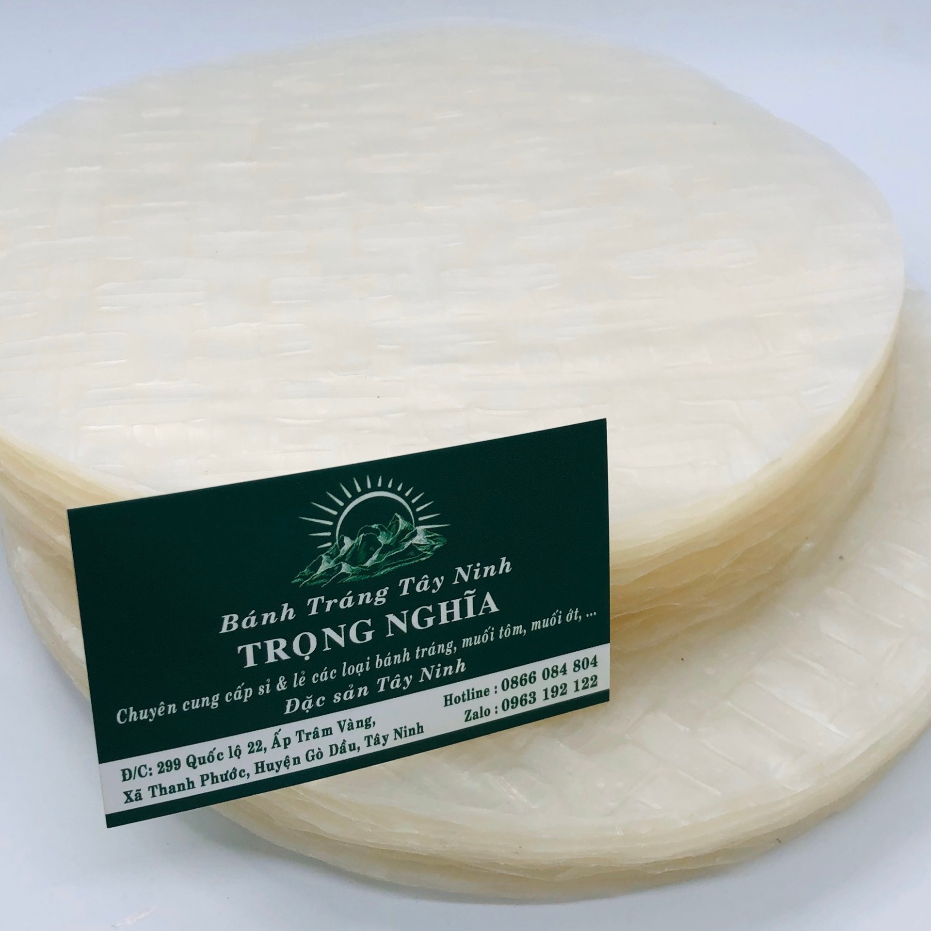 500 Gram Bánh Tráng Trắng Cuốn Thịt Tây Ninh