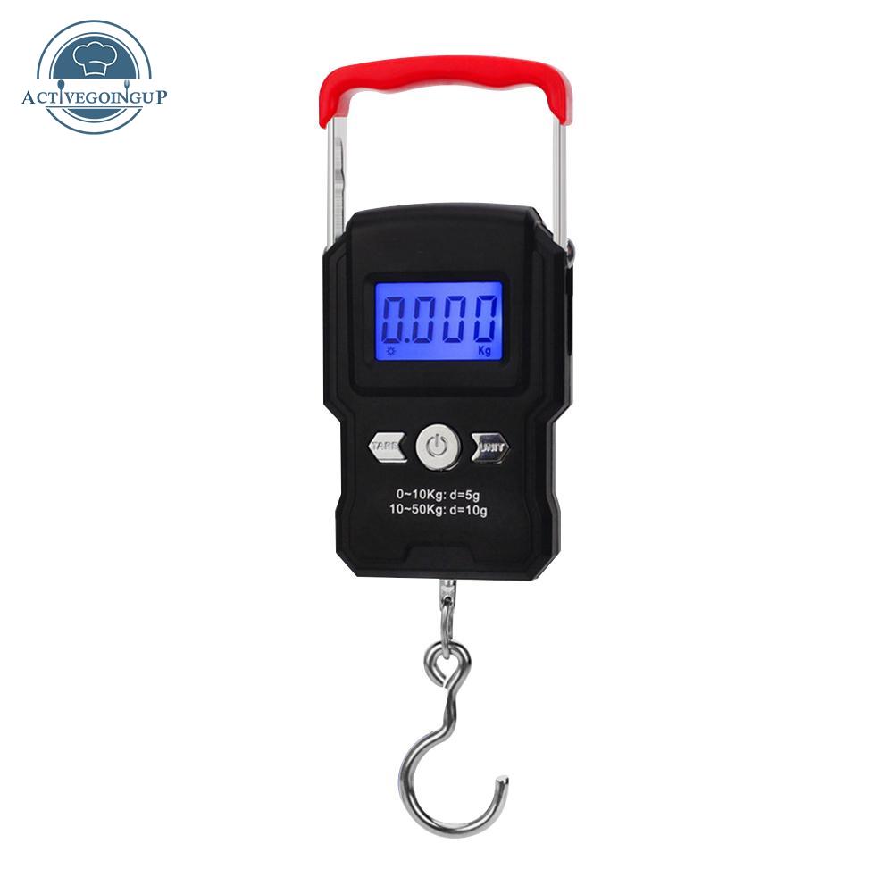 Cân điện tử mini 50kg cân hành lý du lịch có thể thu vào