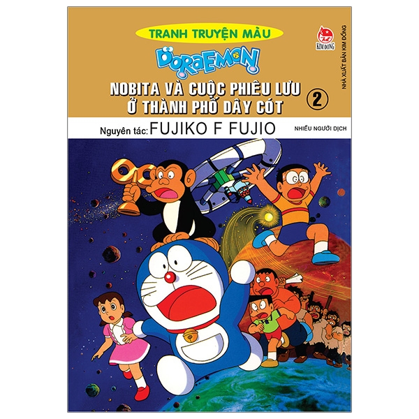Fahasa - Doraemon Tranh Truyện Màu - Nobita Và Cuộc Phiêu Lưu Ở Thành Phố Dây Cót Tập 2 (Tái Bản 2019)