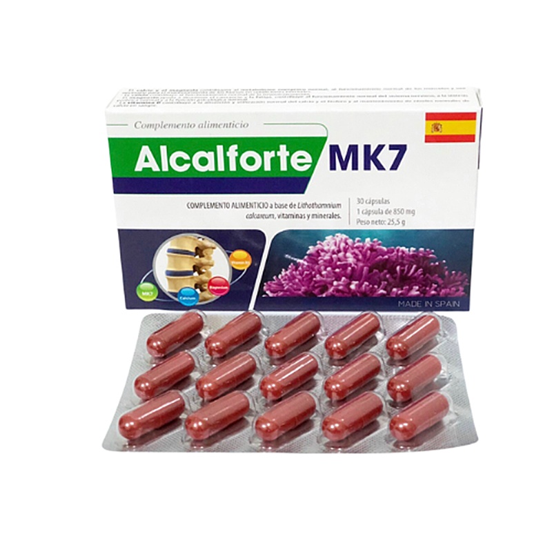 Canxi Alcalforte MK7 – Bổ sung canxi, ngăn ngừa loãng xương nhập khẩu TÂY BAN NHA