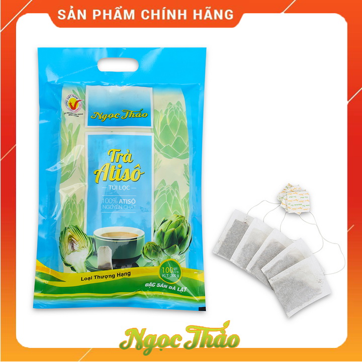 Trà atiso túi lọc thượng hạng Ngọc Thảo | 100 túi (gói xanh dương)