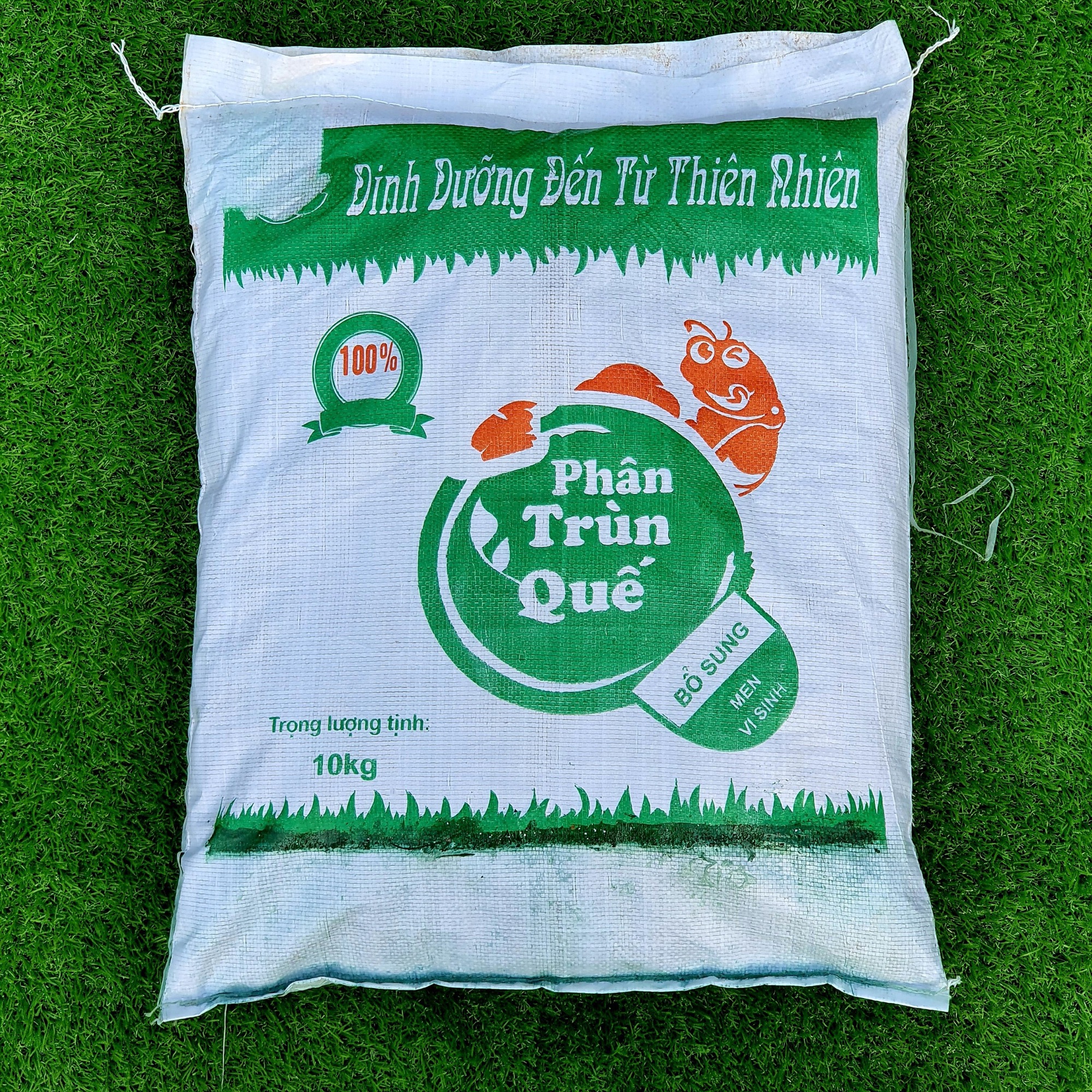 PHÂN TRÙN QUẾ (Bao-10Kg) : Nguyên Chất, Bổ sung men vi sinh.
