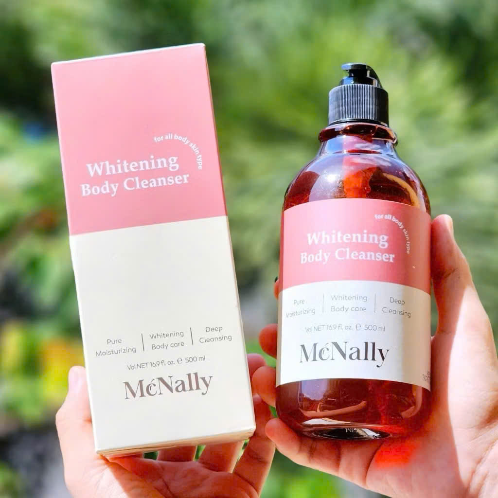 [Hàng Hàn] Sữa Tắm Dưỡng Thể Trắng Da Hương Nước Hoa McNally Dưỡng Ẩm, Sáng Da, Mềm Mịn Da - Chai 500ml